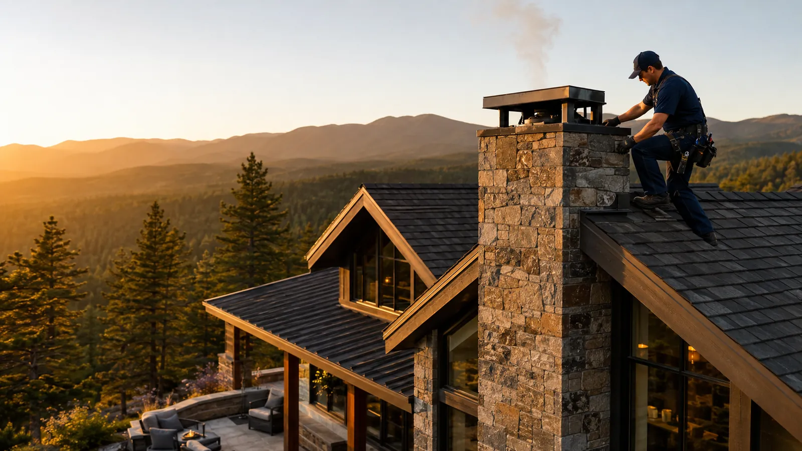 Chimney and fireplace service in Denver, Colorado